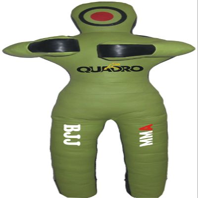 SRHides MMA Martial Arts Grappling Dummy Jiu Jitsu Standing Position Punching Bag Green - 70 inches