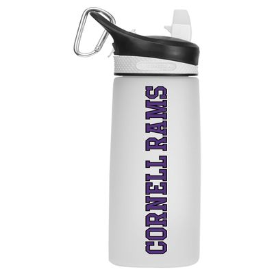 Cornell College Tritan Plastic Frosted Sport Water Bottle, Design-3 - White