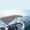 Oceansouth 3 Bow Bimini Top 6ft Length. Bows Frame Sun Shade Boat Waterproof Cover Boot Storage Strap Giant Bow Large Big Fishing (Grey, 67"-72") view 3