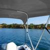 Oceansouth 3 Bow Bimini Top 6ft Length. Bows Frame Sun Shade Boat Waterproof Cover Boot Storage Strap Giant Bow Large Big Fishing (Grey, 67"-72") view 4
