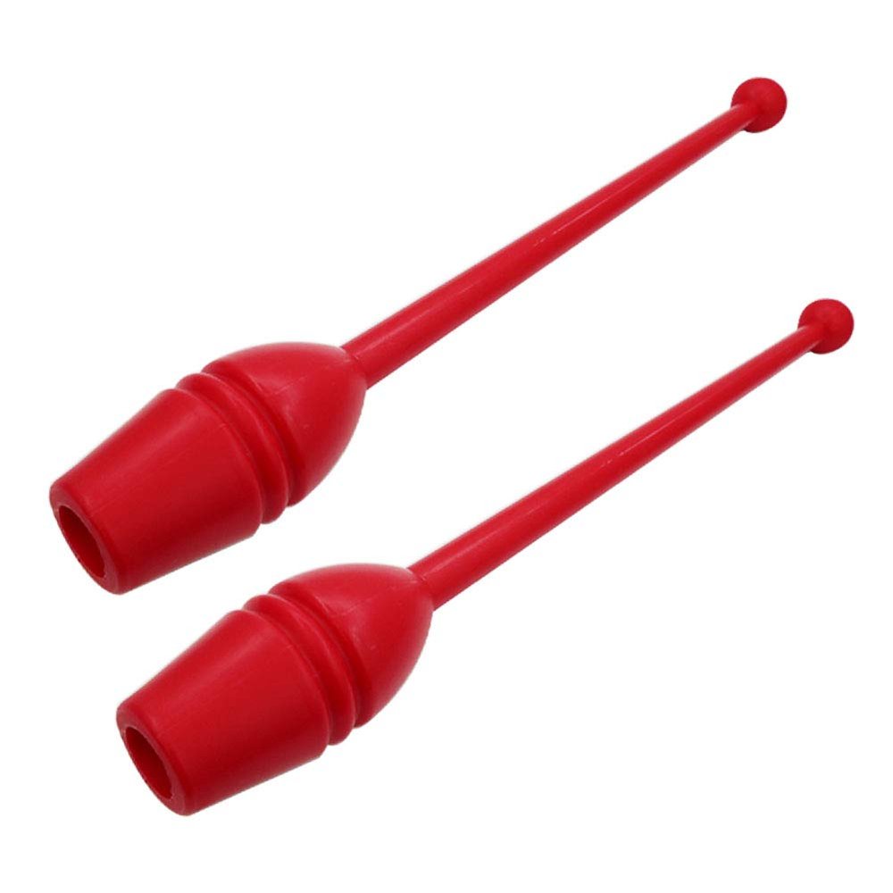 CGMJ 2 Pcs Rhythmic Gymnastics Stick Clubs Gymnastics Training Equipment Tool 13.38" Length