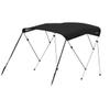 Oceansouth 3 Bow Bimini Top 6ft Length. Bows Frame Sun Shade Boat Waterproof Cover Boot Storage Strap Giant Bow Large Big Fishing (Black, 67"-72") view 1
