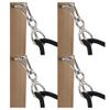 Blocker [ Set of 4 ] Tie Ring || Horse Tie Ring Stainless Steel view 1