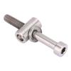 Alomejor M5x30/35/40mm Bolts for Bike Bicycle Seatpost Screw Seatpost Fixed Bolt Round Screw for Bicycle Seat Tube(M5x40) view 2