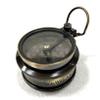 Antique Nautical Measuring Tape Pocket Compass 2.5" Brass Navigation Pocket Solid Brass Compass view 1