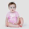 AW Fashions Taco 'Bout Cute Bodysuit Cute Newborn Girl Outfits Baby Announcement Coming Home Outfit Boy (12 Months, Pink) view 2