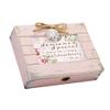 Cottage Garden Someone Special Like You Blush Pink Wood Locket Music Box Plays Wonderful World view 1