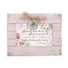 Cottage Garden Someone Special Like You Blush Pink Wood Locket Music Box Plays Wonderful World view 2