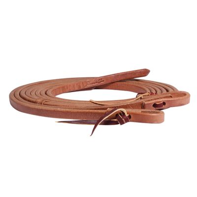 Professional's Choice Split Harness Leather Reins | 8' Plus Length | Width
