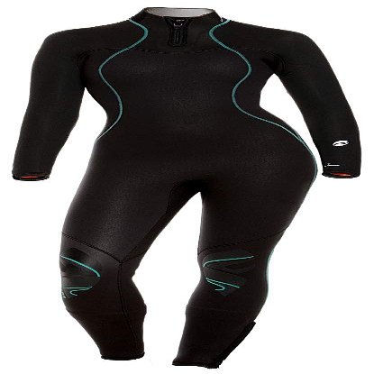 BARE 3/2MM Women's Nixie Ultra Full Wetsuit | Great for Scuba Diving | Comfortable Full Stretch Neoprene | Long Sleeve | Unique Omnired Material Woven into Fabric for Added Warmth | Black 04