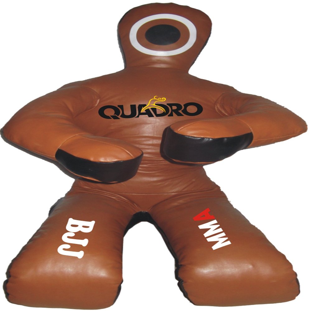 SRHides-MMA Jiu Jitsu Martial Arts Training Kick Boxing Sitting Position Punching Bag Brown - 70 inches