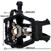 YBEKI Pro-Grade SPD Spin Bike Pedals and Straps/Toe Clip for Indoor Exercise Cycling & Spin Peloton/Schwinn/Sunny/Bikes Compatible, 9/16" Axle with Sealed Bearings + 12-Month Warranty view 3