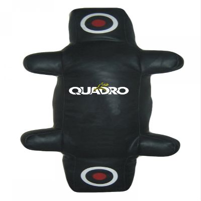 SRHides-MMA Grappling Dummy Jiu Jitsu Four Arms Style Punching Bag Black - 50 inches