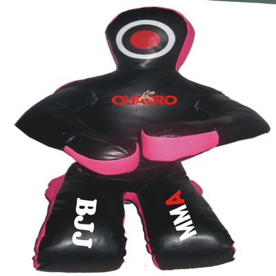 SRHides-MMA Jiu Jitsu Martial Arts Training Kick Boxing Black Sitting Position Punching Bag - 70 inches