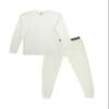 Place and Street Mens Cotton Thermal Underwear Set Shirt Pants Long Johns White view 2