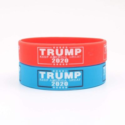 Trump 2020 100PCS Blue Red Wristband (100PCS Blue Red Wristband)