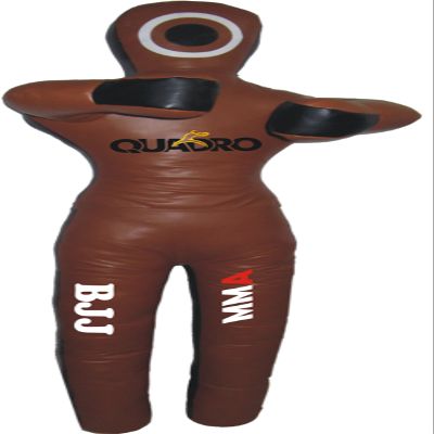 SRHides-MMA Martial Arts Grappling Dummy Jiu Jitsu Standing Position Punching Bag Brown - 70 inches
