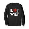 Second Grade Teacher Love w/ Apple Long Sleeve #teacherlife view 1