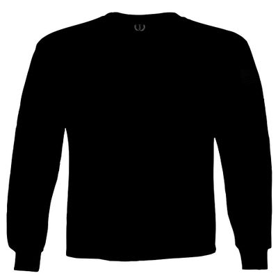 0146. Military Patriotic Molon Labe Spartan Helmet American Flag Men's Long Sleeve t Shirt (Black, Small)