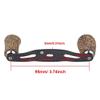 Carbon Fiber Fishing Reel Handle, Reel Handle Set with Wood Knob Fittings for Fishing Reels view 3