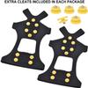 Aliglow Ice Snow Grips Over Shoe/Boot Traction Cleat Spikes Anti Slip Footwear view 4