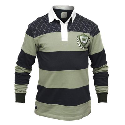 Croker Green & Black Rugby Jersey (Small)