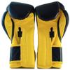 Fairtex Muay Thai Boxing Gloves BGV9 - Heavy Hitter Mexican Style Training & Sparring Gloves for Kick Boxing MMA K1 (Blue/Yellow, 10 oz) view 3