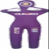SRHides-MMA Martial Arts Grappling Dummy Jiu Jitsu Standing Position Punching Bag Purple - 70 inches view 1