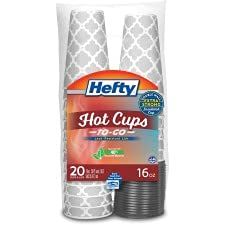 Hefty Reynolds Consumer Products 00C20016 Hot Cups, 16-oz, 20-Ct. - Quantity 10