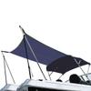 Oceansouth Bimini Extension Airflow Boat Shades (Blue, Length 5.5' x Width 5.5') top Extension Sun Shade Boat sail Covers Seats Tent Awning Hardware kit Bimini Accessories Canopy Waterproof view 2