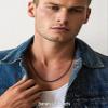 PROSTEEL Mens Necklace Cord With Clasp Braided Leather Cord for Pendant Rope Necklace For Men view 2