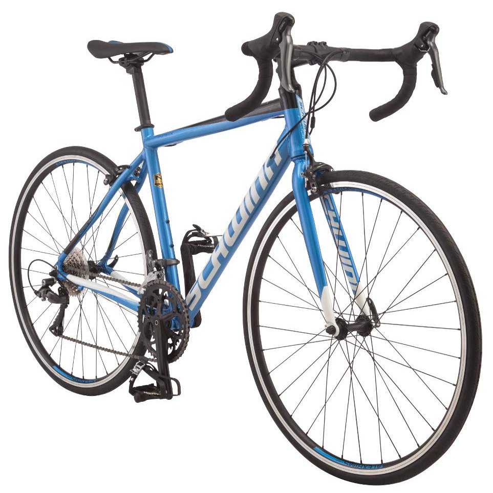 Schwinn Fastback AL Claris Adult Performance Road Bike, Beginner to Intermediate Bicycle Riders, 700c Wheels, 16-Speed Drivetrain, Large Aluminum Frame, Blue