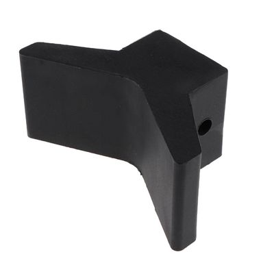 Baosity Boat Trailer Engineering Bow 7inch with 14mm Hole Black Rubber