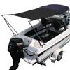 Oceansouth Bimini Extension Airflow Boat Shades (Black, Length 5.5' x Width 6.8') top Extension Sun Shade Boat sail Covers Seats Tent Awning Hardware kit Bimini Accessories Canopy Hatch Waterproof view 1
