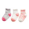 3 Pair/Lot Baby Girls Boys Socks For Newborn Print Striped Crown Patchwork Meias Spring Cotton Soft Infant Toddler Floor Sokken (G4, 24M) view 1