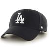 47 Brand Los Angeles Dodgers MVP Black Dad Hat view 1