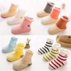 3 Pair/Lot Baby Girls Boys Socks For Newborn Print Striped Crown Patchwork Meias Spring Cotton Soft Infant Toddler Floor Sokken (G1, 12M) view 2