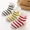 3 Pair/Lot Baby Girls Boys Socks For Newborn Print Striped Crown Patchwork Meias Spring Cotton Soft Infant Toddler Floor Sokken (G1, 12M) view 3