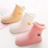 3 Pair/Lot Baby Girls Boys Socks For Newborn Print Striped Crown Patchwork Meias Spring Cotton Soft Infant Toddler Floor Sokken (B3, 6M) view 2