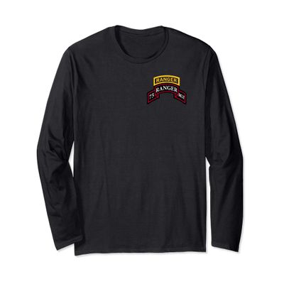 Army Ranger Shirt - 75th Ranger Shirt - Scroll & Ranger LS