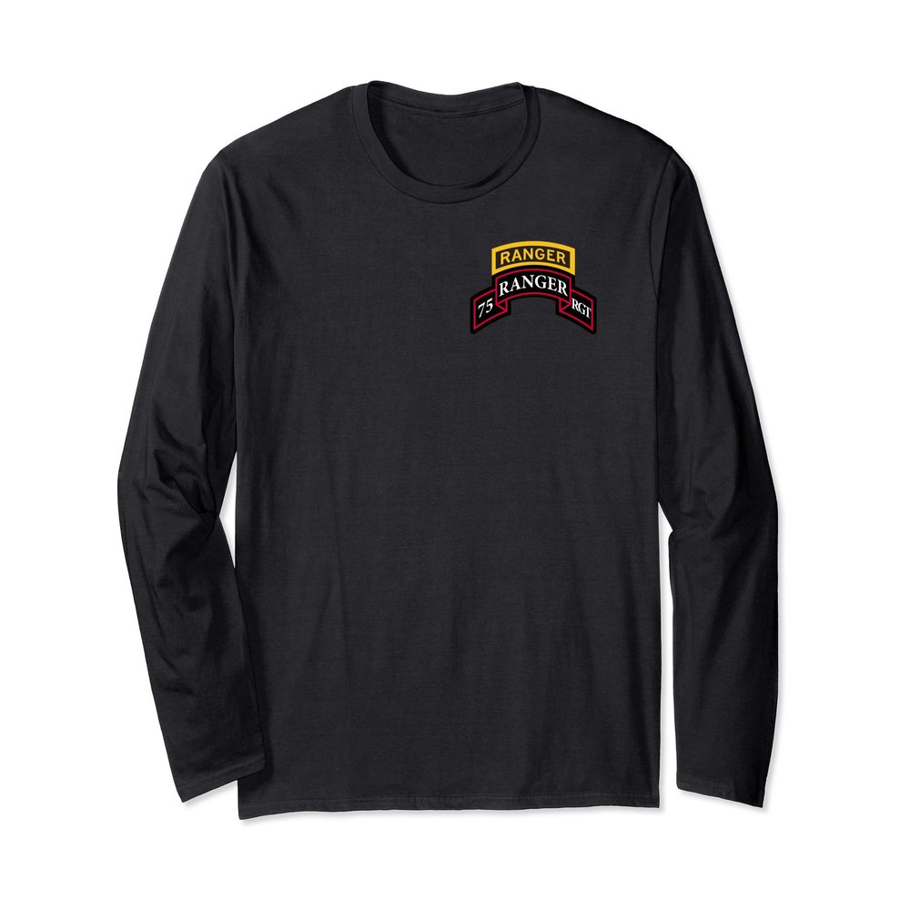 Army Ranger Shirt - 75th Ranger Shirt - Scroll & Ranger LS