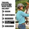 Troxel Dakota Trail Horse Riding Helmet, Low-Profile Light Adjustable Design, Safety Horseback Riding Gear, Extra Large (7-3/8 - 7-3/4), Badlands view 2