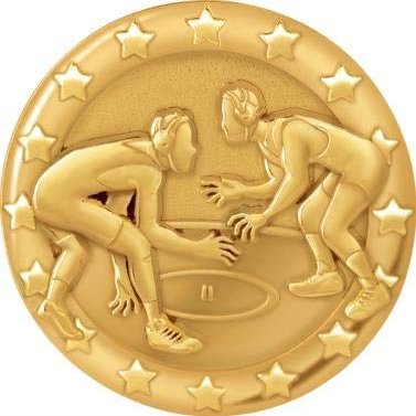 Crown Awards Wrestling Pins Gold, Wrestling Lapel Pins for Wrestling Team Trading Pins 30 Pack Prime