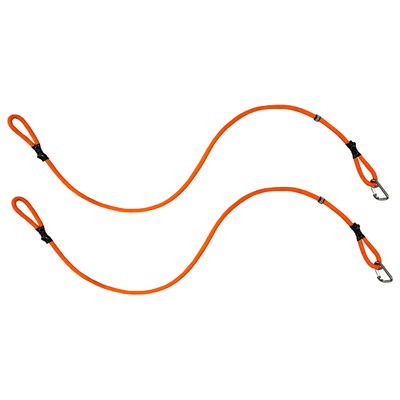 Made in USA - Anchor Shock Bungee Line Boat Mooring Rope, Dock Shock Absorber Kit, 2 Pack (60 Inch), Accessories for Pontoon, Kayak, Jet Ski Protection