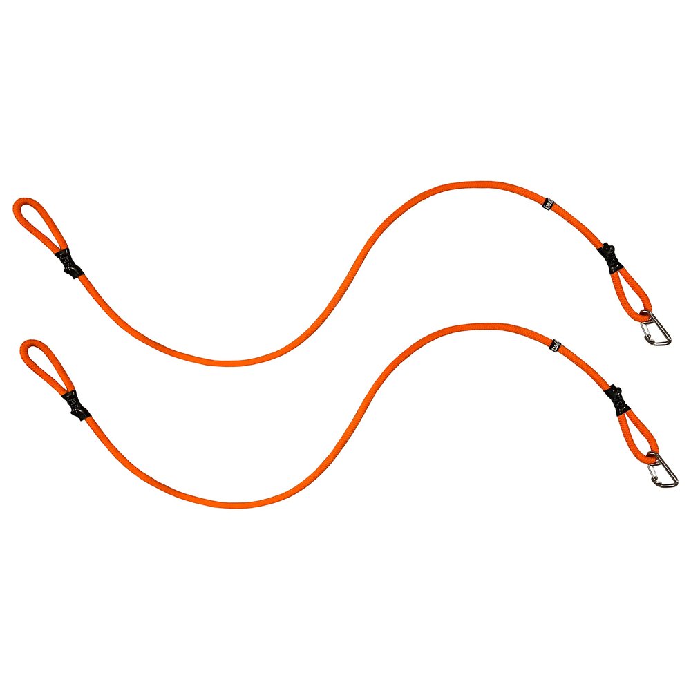 Made in USA - Anchor Shock Bungee Line Boat Mooring Rope, Dock Shock Absorber Kit, 2 Pack (60 Inch), Accessories for Pontoon, Kayak, Jet Ski Protection