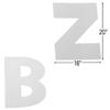Fun Express DIY Jumbo Alphabet Letters- 26 Pc - 26 Pieces - Educational and Learning Activities for Kids view 2