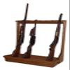 Handmade 8 Gun Vertical Wall Rack Single Barrel Model (Golden Oak Finish) view 2