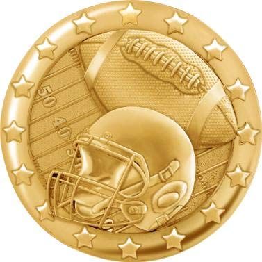 Crown Awards Football Pins Gold, Football Lapel Pins for Football Team Trading Pins 30 Pack Prime