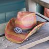 Vamuss Vintage USA American Flag Cowboy Hat w/Western Shape-It Brim (Eagle Flag) view 2
