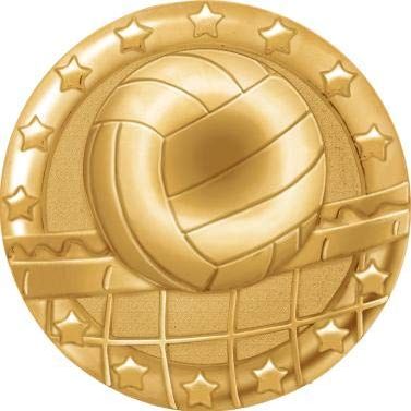 Crown Awards Volleyball Pins Gold, Volleyball Lapel Pins for Volleyball Team Trading Pins 100 Pack Prime
